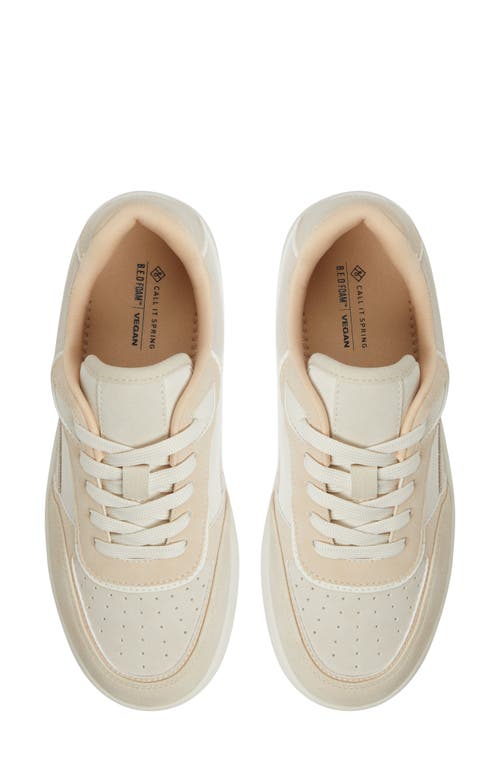 Call It Spring Freshy Platform Sneaker In Bone Multi