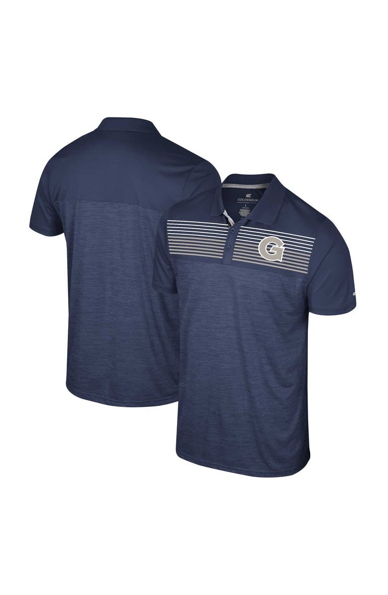 COLOSSEUM Men's Colosseum Navy Georgetown Hoyas Langmore Polo, Main, color, Navy