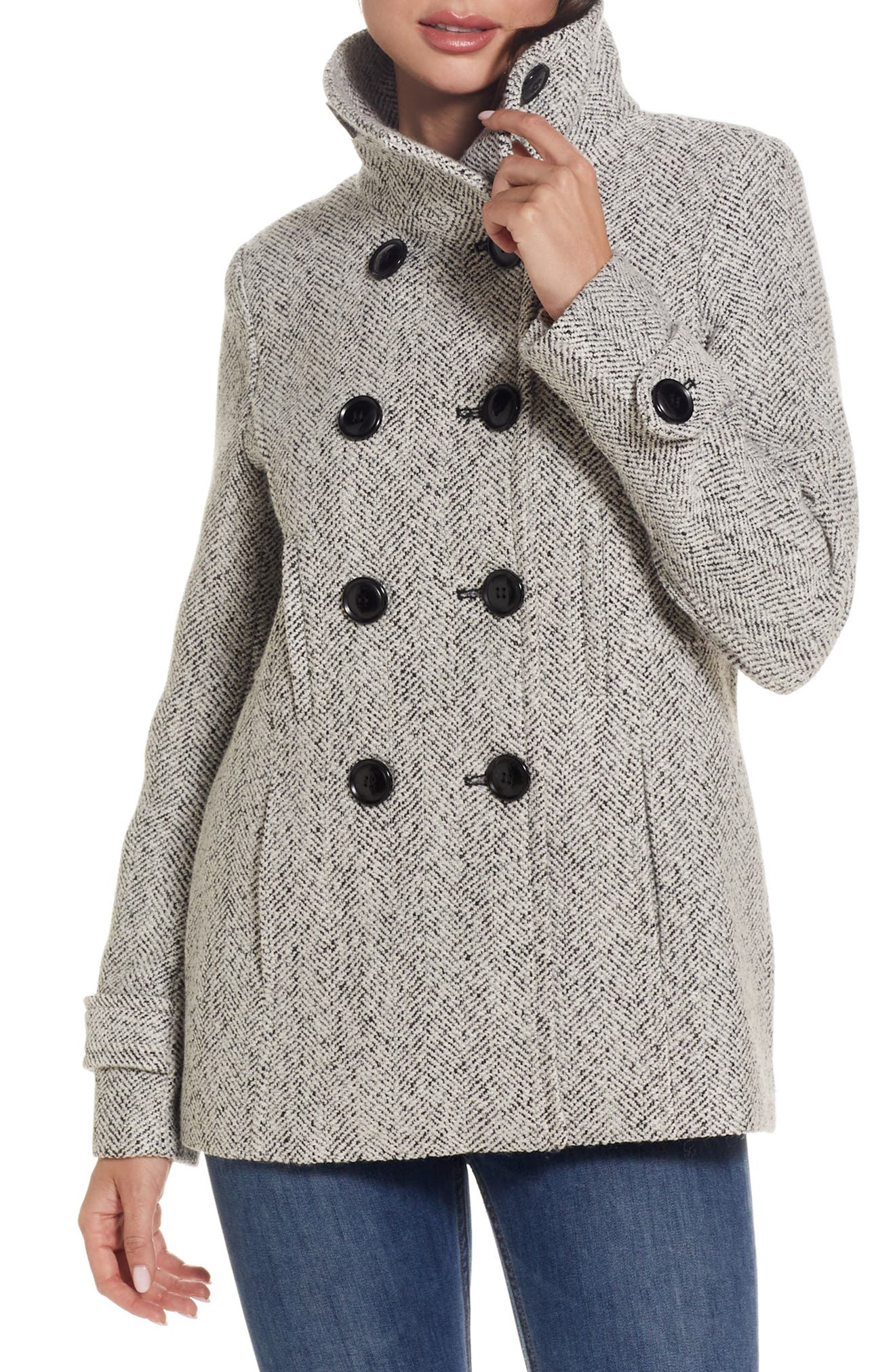 Double Breasted Peacoat