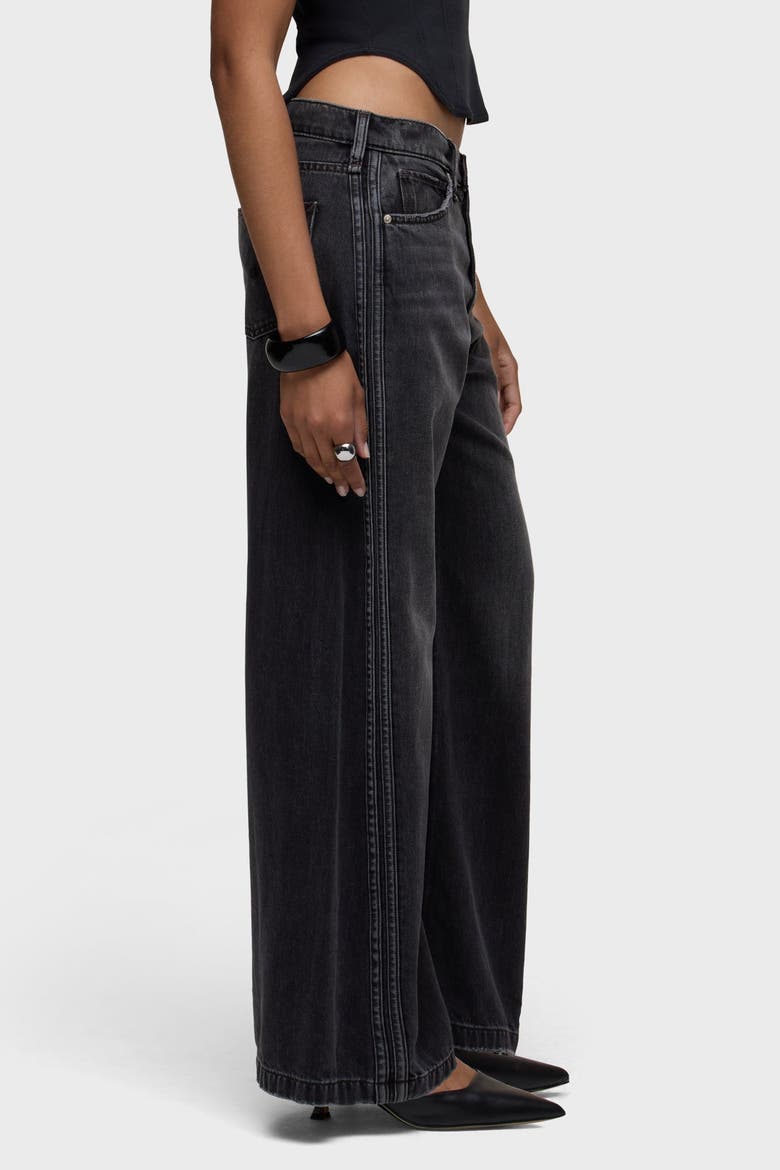 Jodie Loose Fit Track Wide Leg, Alternate, color, BLACK TRACK