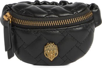 Kensington Quilted Faux Leather Wristlet