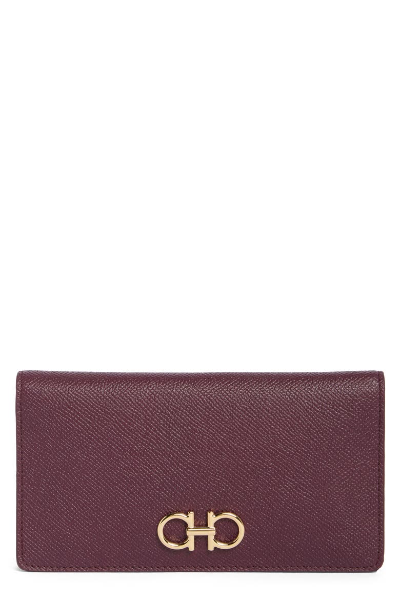 Gancio Continental Wallet, Main, color, PLUM
