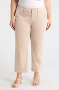 Liverpool Los Angeles Crop Straight Leg Utility Pants