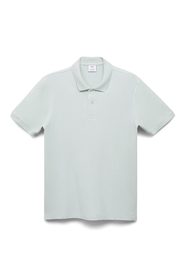 Regular Fit Cotton Piqué Polo, Alternate, color, SKY BLUE