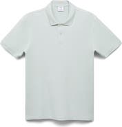 MANGO Regular Fit Cotton Piqué Polo