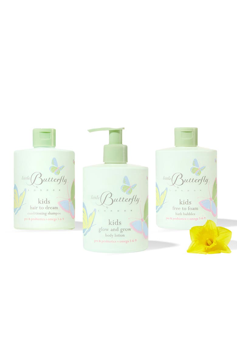 Little Butterfly London Kid's Foamy Adventure 3 Product Hair and Skincare Bundle, Main, color, 3 Product Bundle