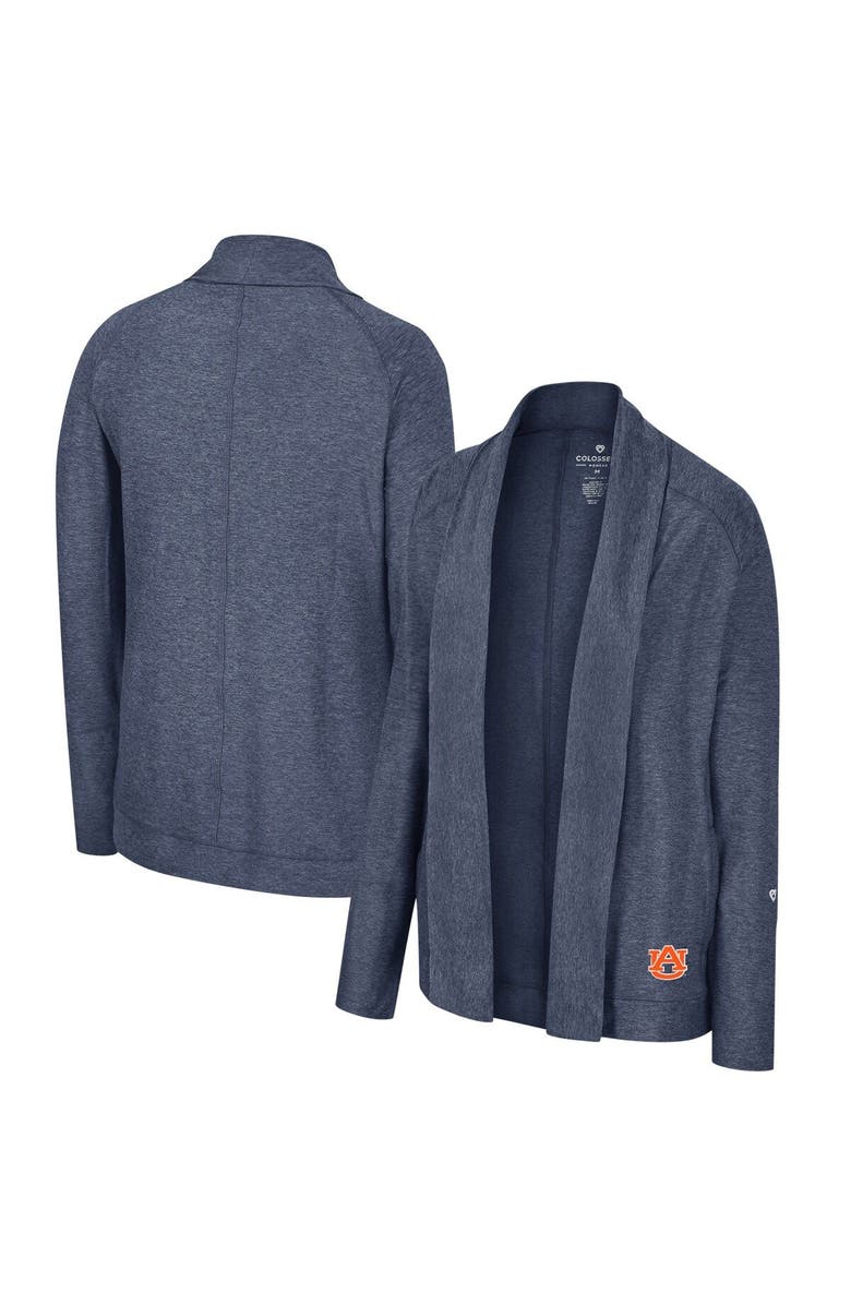 COLOSSEUM Women's Colosseum Navy Auburn Tigers Morningside Cardigan Sweater, Main, color, Navy