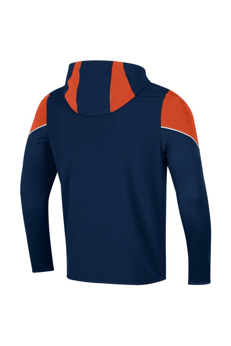 Men's Under Armour Navy Auburn Tigers 2021 Sideline Warm-Up Full-Zip Hoodie, Alternate, color, Navy