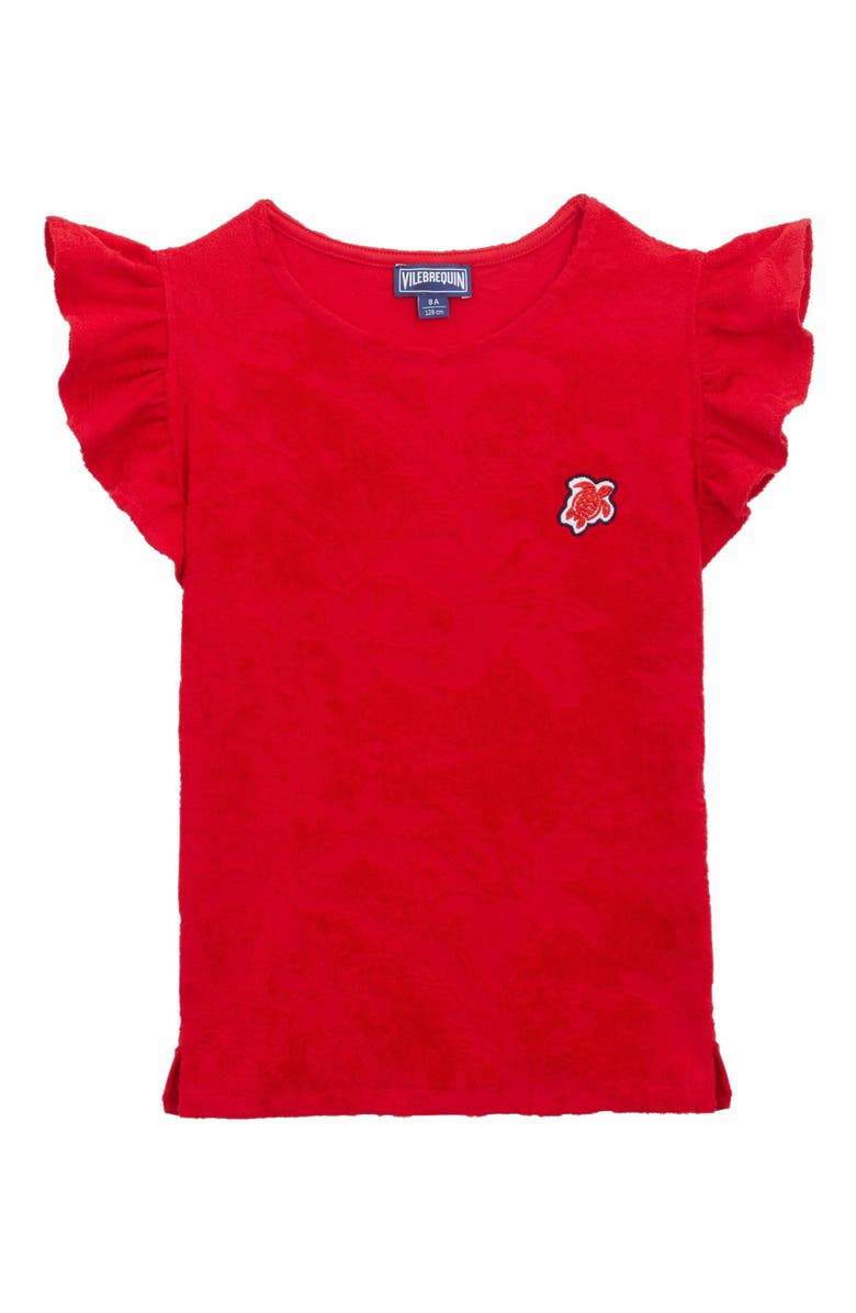 Vilebrequin Kids' Terry Tank Top, Main, color, Lipstick