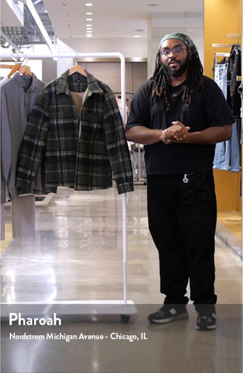 Plaid Fleece Lined Shirt Jacket, sales video thumbnail