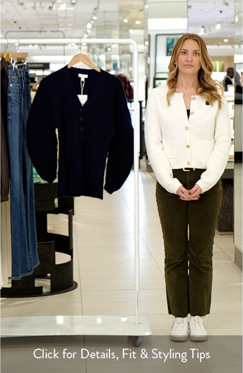 Ovoid Cinch Cardigan, sales video thumbnail