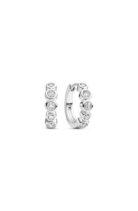 Sardinien Creolo Piccolo Cubic Zirconia Earrings