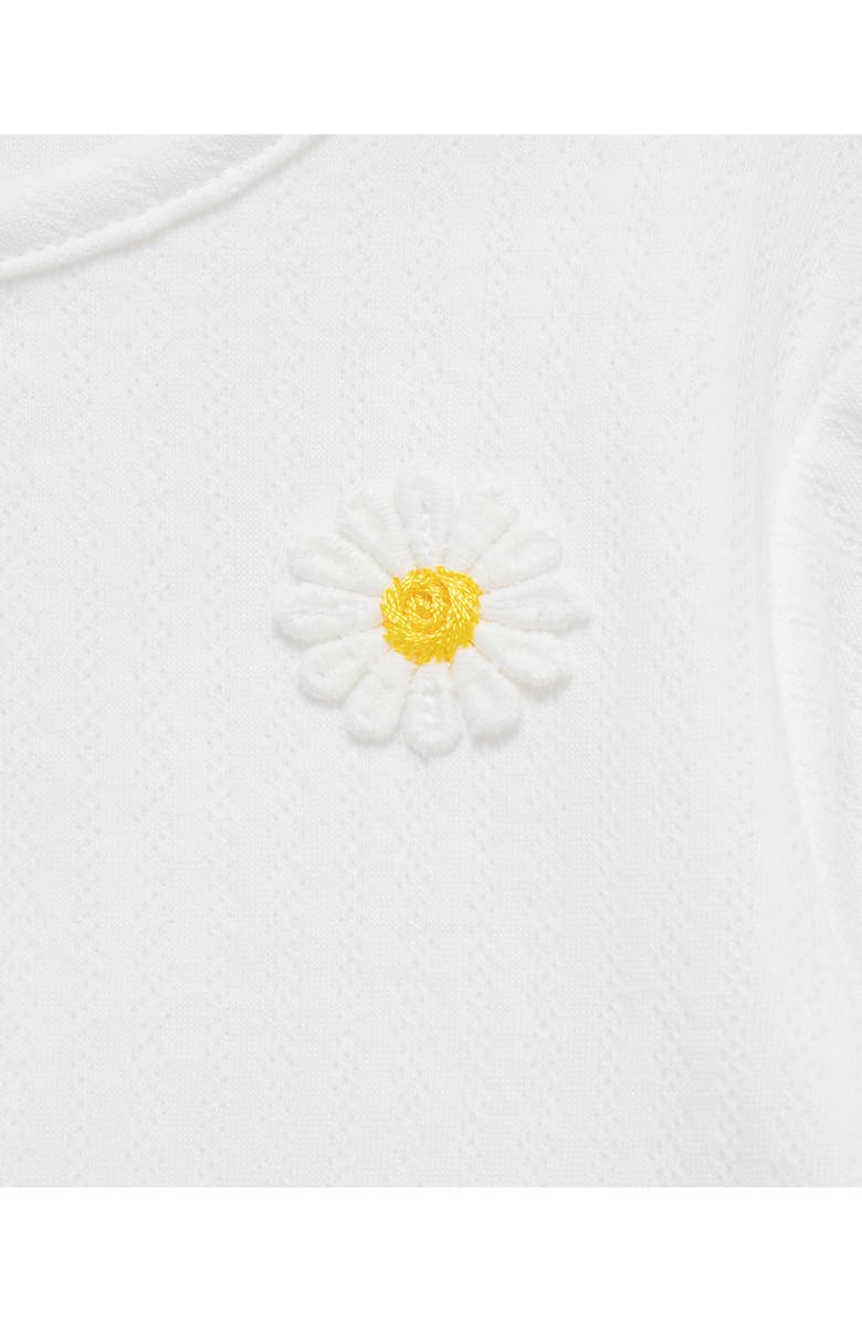 Little Me Daisy Dress, Cardigan & Bloomers Set, Alternate, color, Light Green