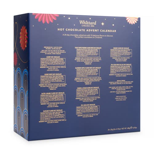 Whittard Of Chelsea Hot Chocolate Advent Calendar In Blue