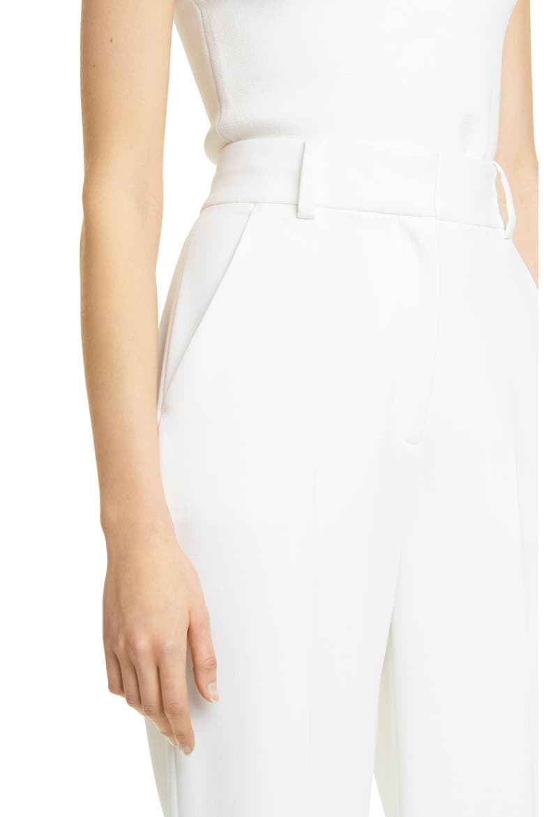 Nigel II High Waist Wide Leg Pants, Alternate, color, WHITE