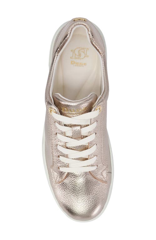 Dune London Episode Platform Sneaker In Gold