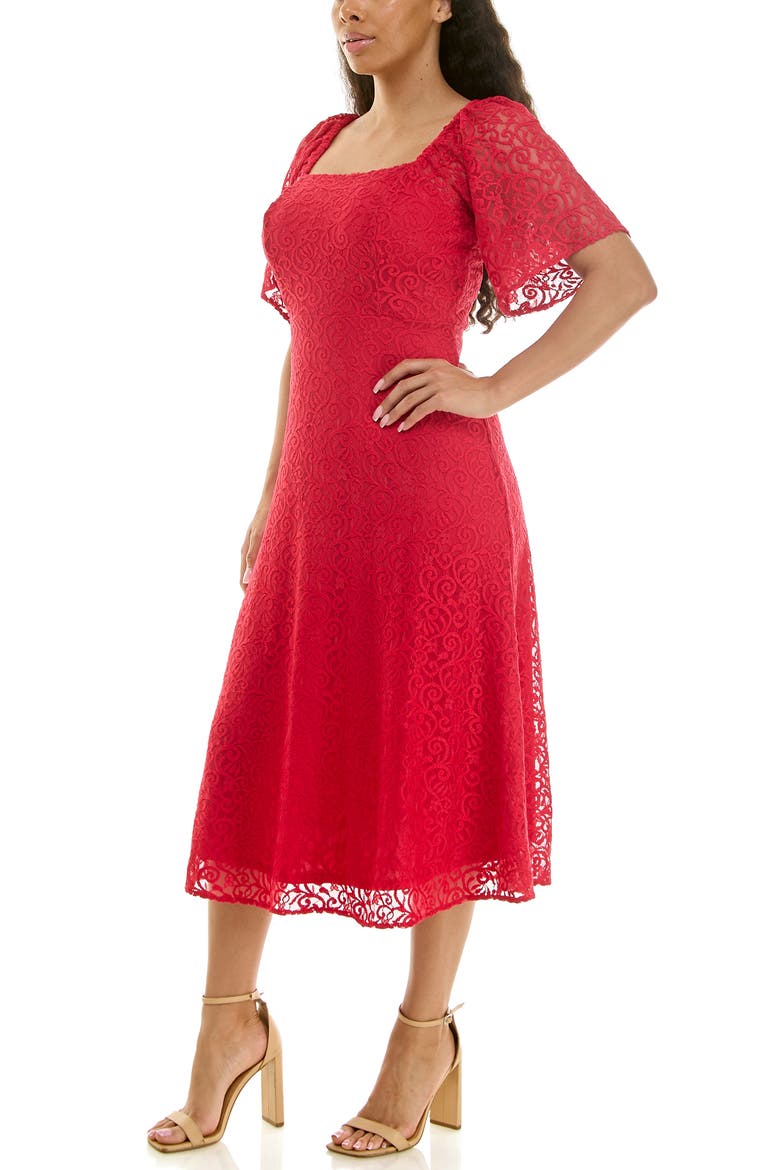 cherry lace midi dress Cherry Lace Midi Dress by Jill Jill Stuart