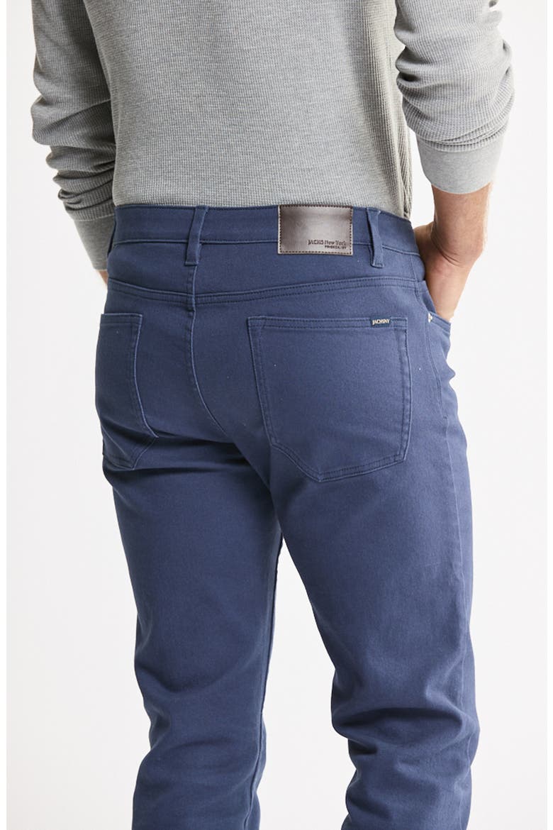 Brushed Bull Denim 5-Pocket Jeans, Alternate, color, NAVY