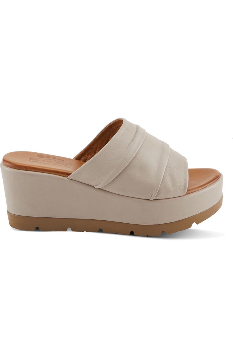 Spring Step Allerton Platform Wedge Slide Sandal, Alternate, color, Light Taupe
