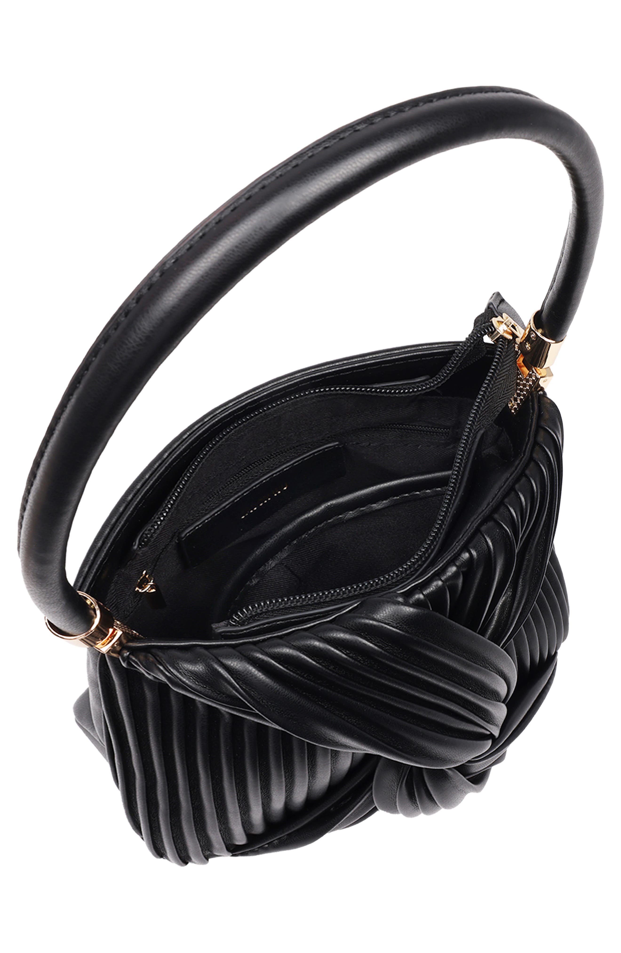 JASON WU Pleated Knot Handbag, Alternate, color, 