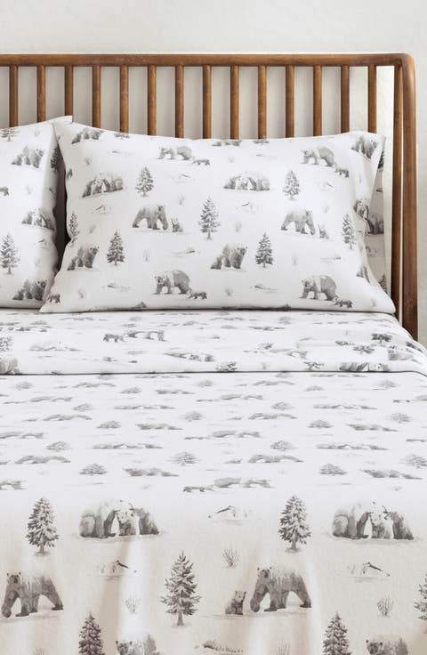Turkish Cotton Flannel Lodge Sheet Set