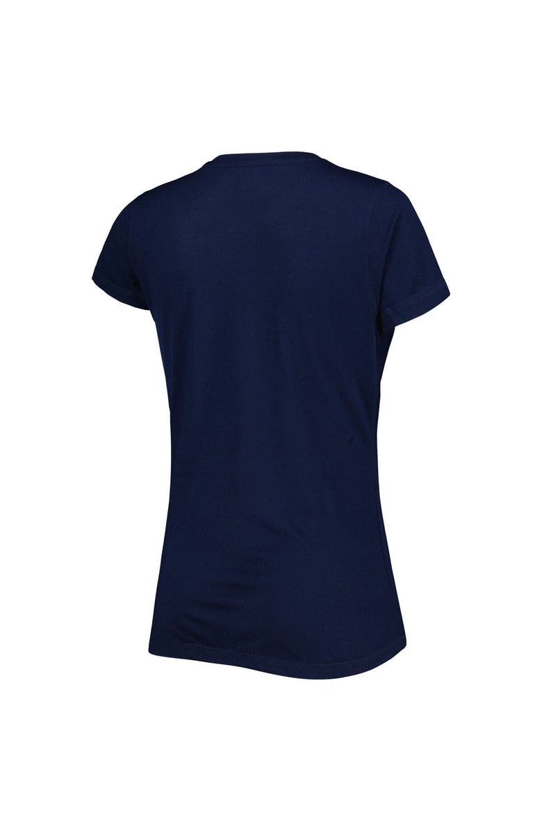 CONCEPTS SPORT Women's Concepts Sport College Navy/Neon Green Seattle Seahawks Plus Size Badge T-Shirt & Pants Sleep Set, Alternate, color, 