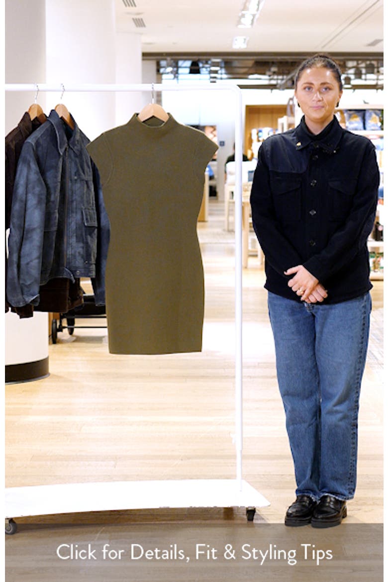 Rumi Mock Neck Knit Minidress video