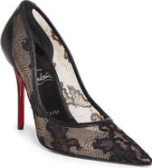 Christian Louboutin Miss Z Pointy Toe Lace Pump