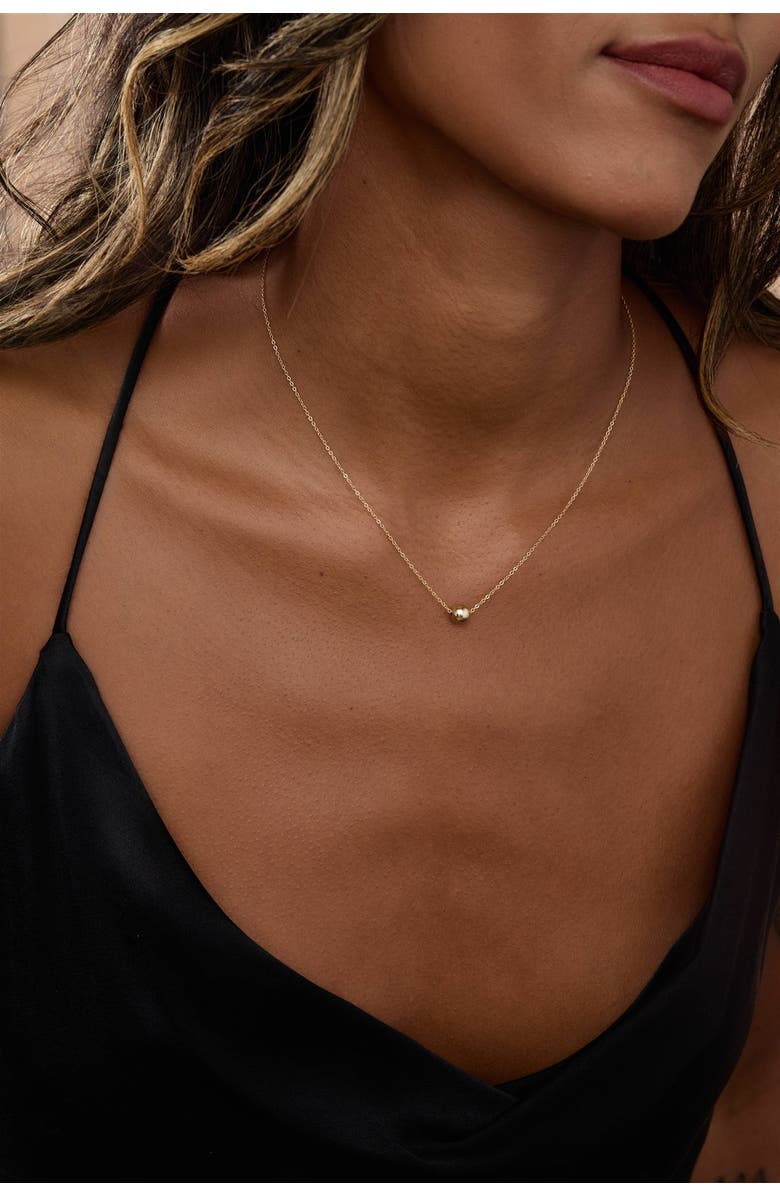 Set & Stones Reina Bead Necklace, Alternate, color, Gold