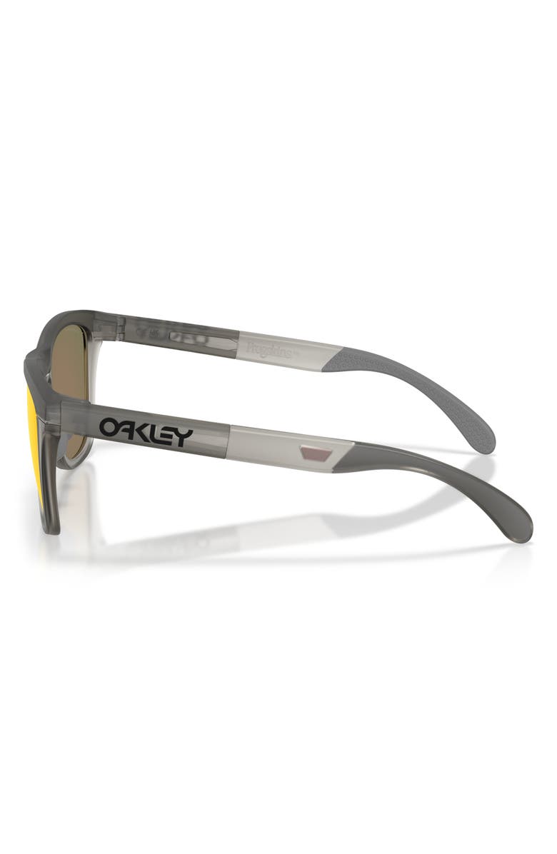 Oakley Frogskins<sup>™</sup> Range 58mm Polarized Prizm<sup>™</sup> Round Sunglasses, Alternate, color, Matte Grey Smoke/ Grey Ruby
