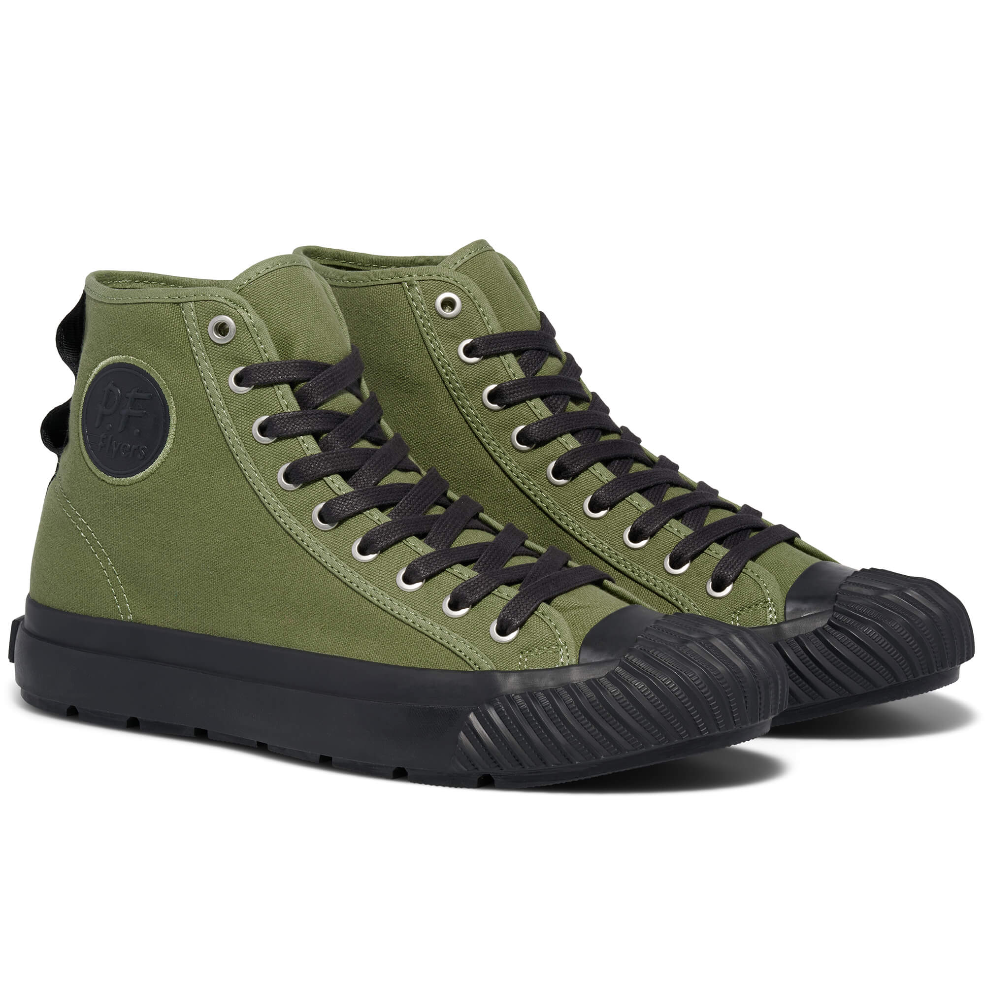 Grounder High-Top Sneaker, Alternate, color, Olive-Black