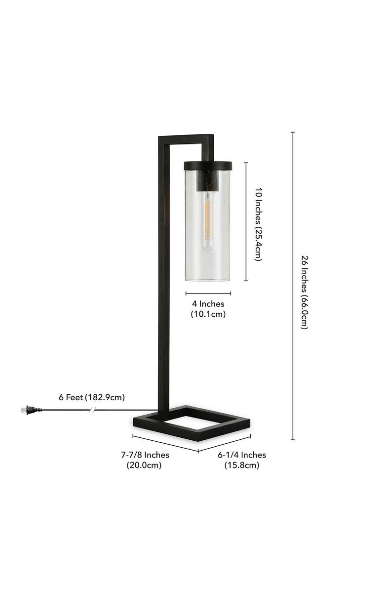 ADDISON AND LANE Malva Table Lamp with Seeded Glass, Alternate, color, 