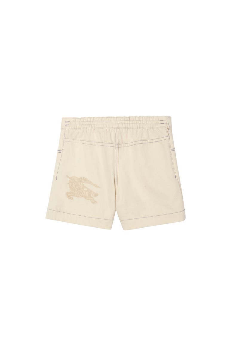 Girls' Denim Skort, Alternate, color, Ecru beige