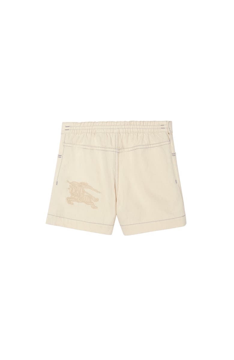 Burberry Denim Skort, Alternate, color, Ecru Beige
