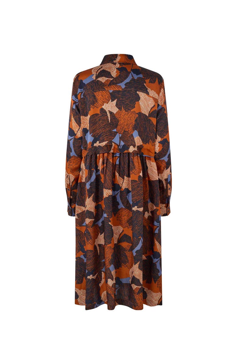 Masai Copenhagen MaNollira Long Sleeve Midi Dress, Alternate, color, Autumnal