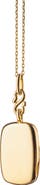 Monica Rich Kosann Britt 18k Gold Rectangle Locket