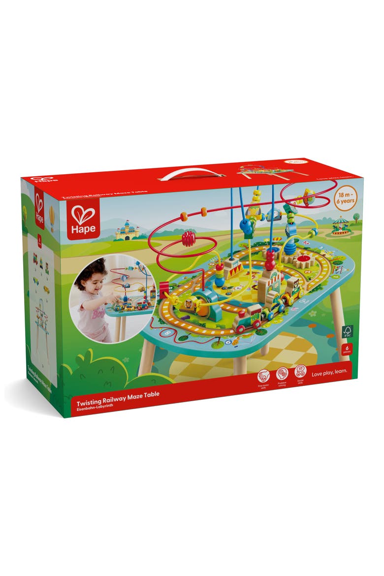Twisting Railway Maze Table, Alternate, color, MULTI