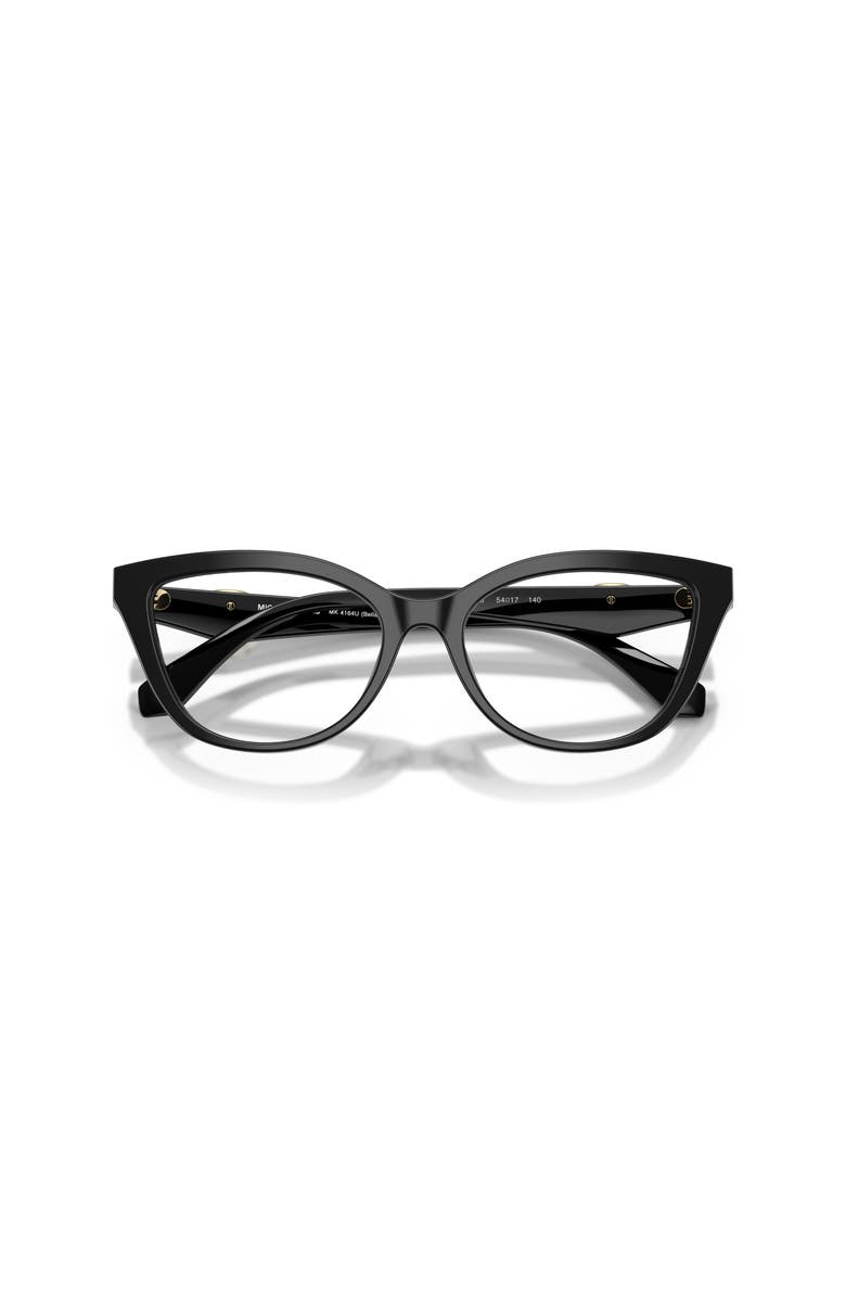 Michael Kors 52mm Cat Eye optical glasses, Alternate, color, Black