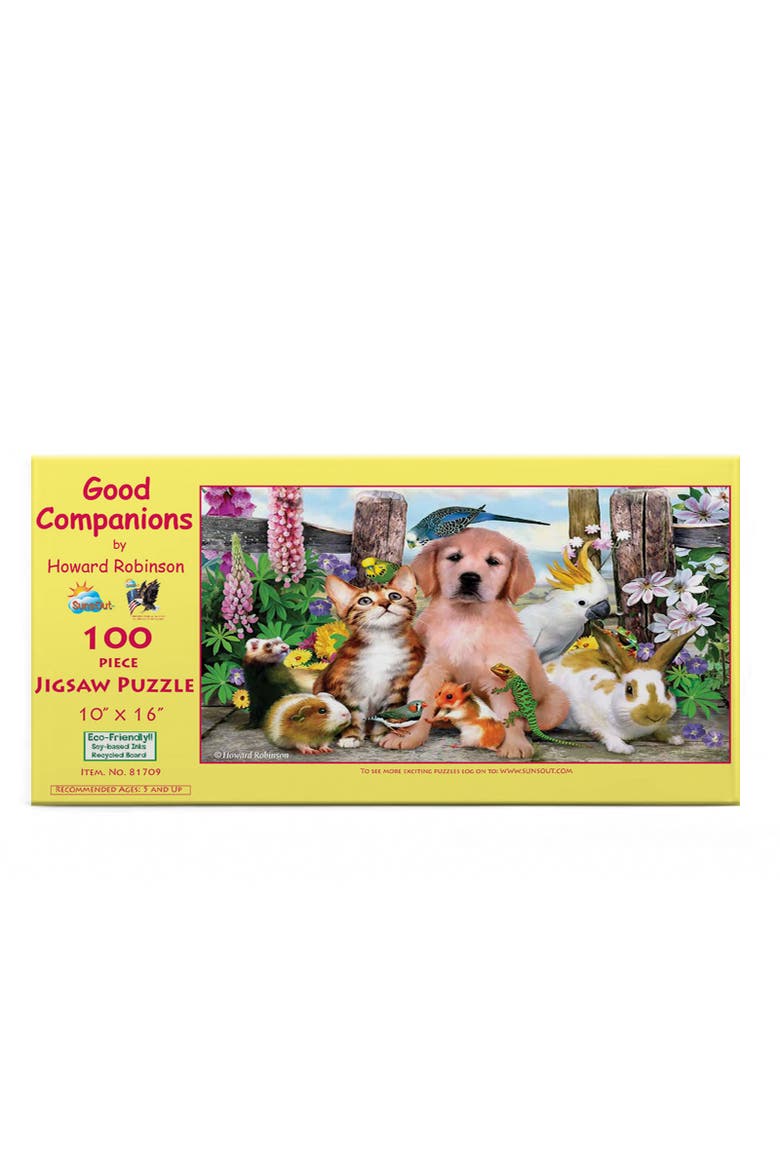 Good Companions 100 piece Jigsaw Puzzle for Adults, Alternate, color, Multicolor