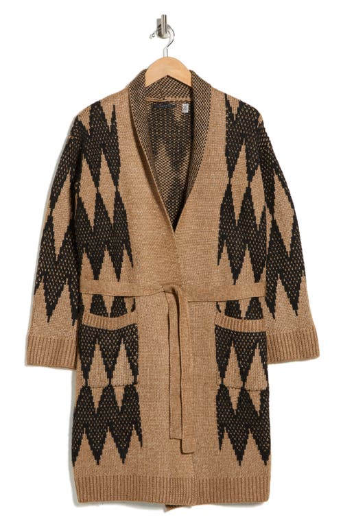 T Tahari Long Sleeve Pattern Sweater