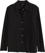 Rails Plissé Button-Up Shirt