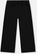 Deux par Deux Wide Leg Quilted Jacquard Pants