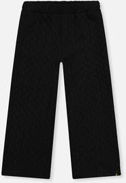 Deux par Deux Wide Leg Quilted Jacquard Pants