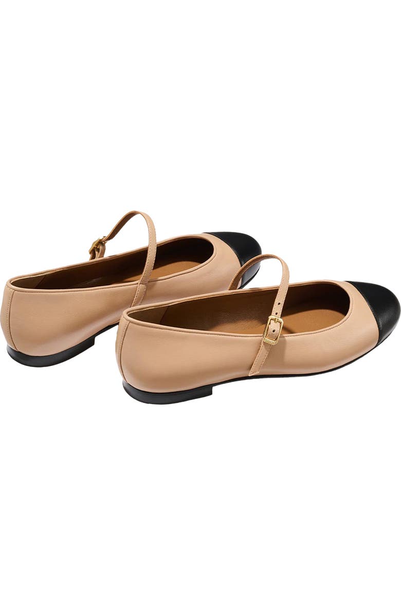 MARGAUX The Cap-Toe Demi Jane, Alternate, color, Dune And Black