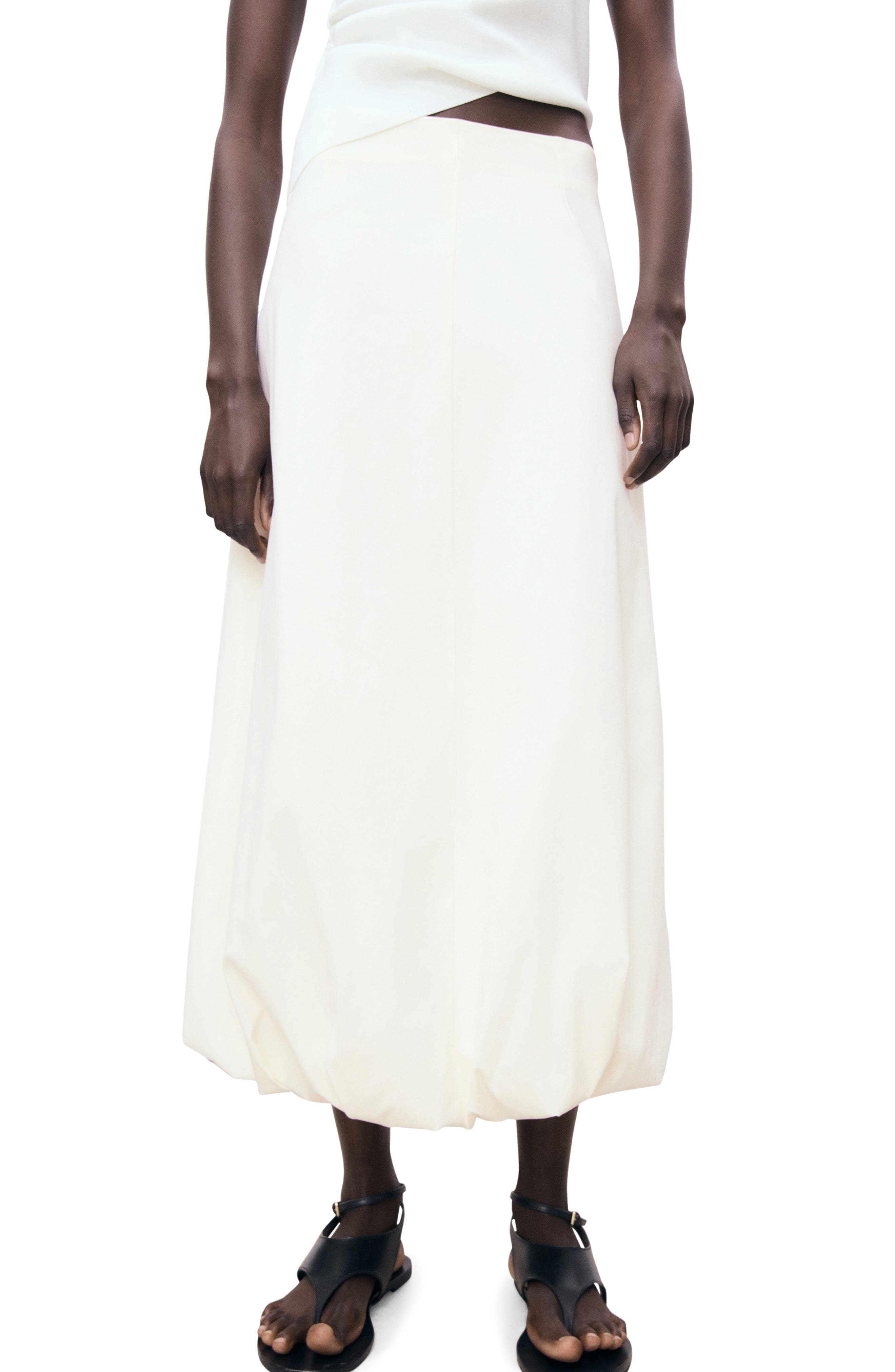 MANGO Balloon Maxi Skirt