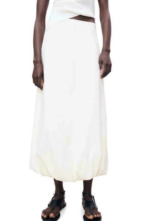 MANGO Balloon Maxi Skirt