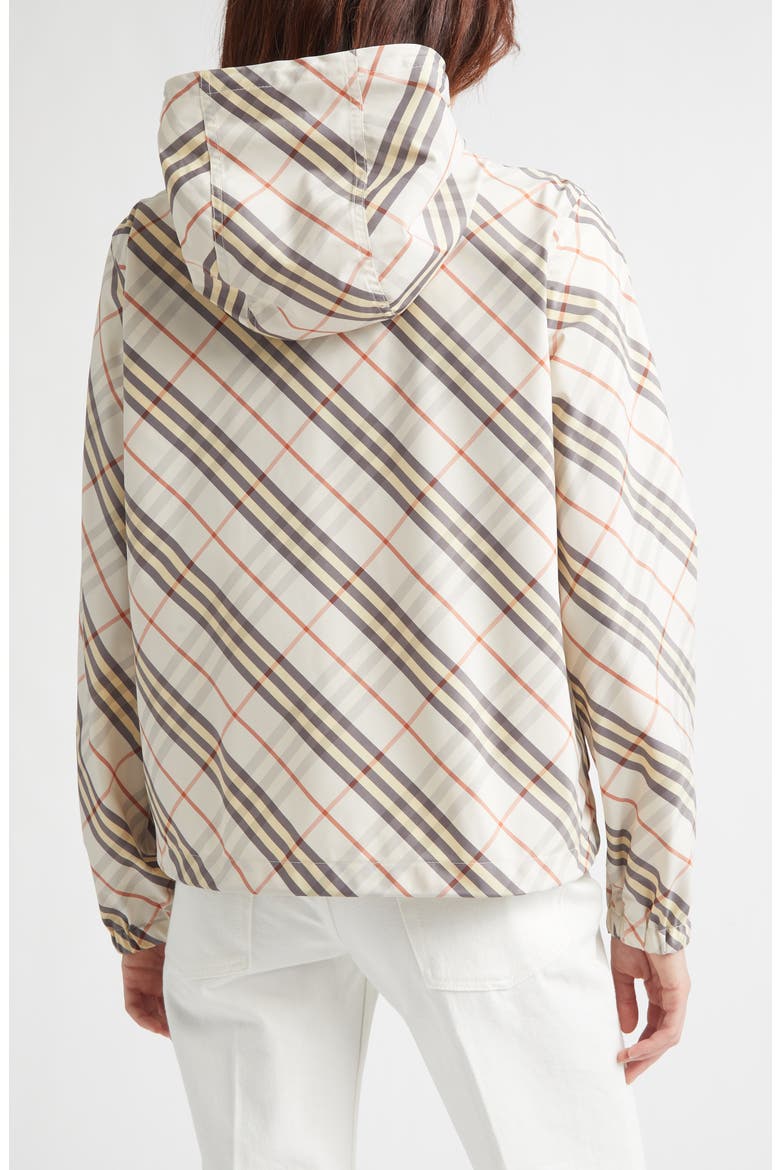 Salcombe Check Hooded Jacket, Alternate, color, PEBBLE BEIGE IP CHK