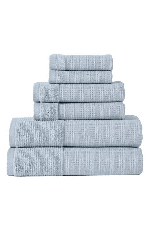 Waffle Rib 6-Piece Towel Set