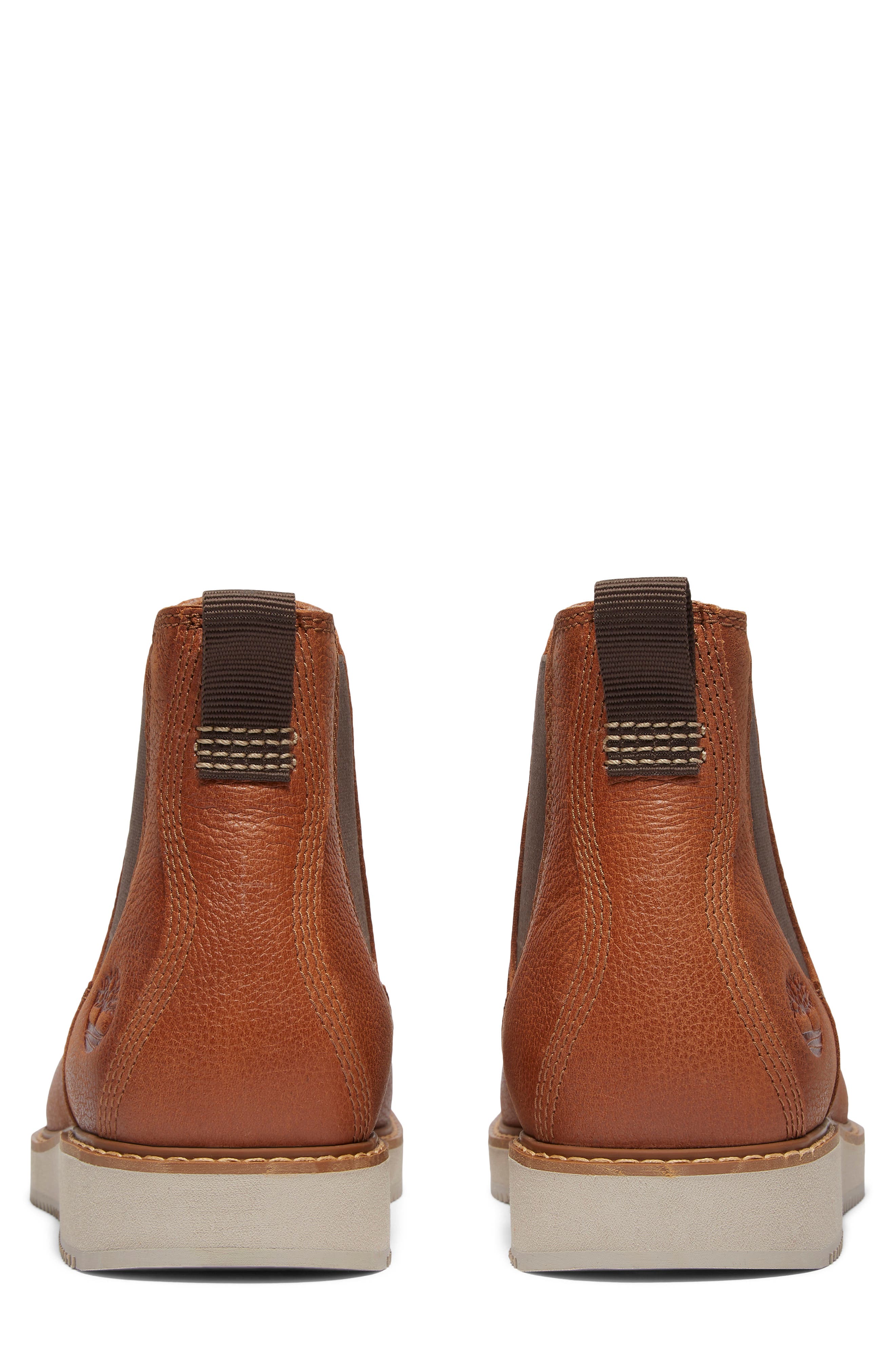 Timberland Redwood Edge Essential Water Repellent Chelsea Boot, Alternate, color, Medium Brown Full Grain