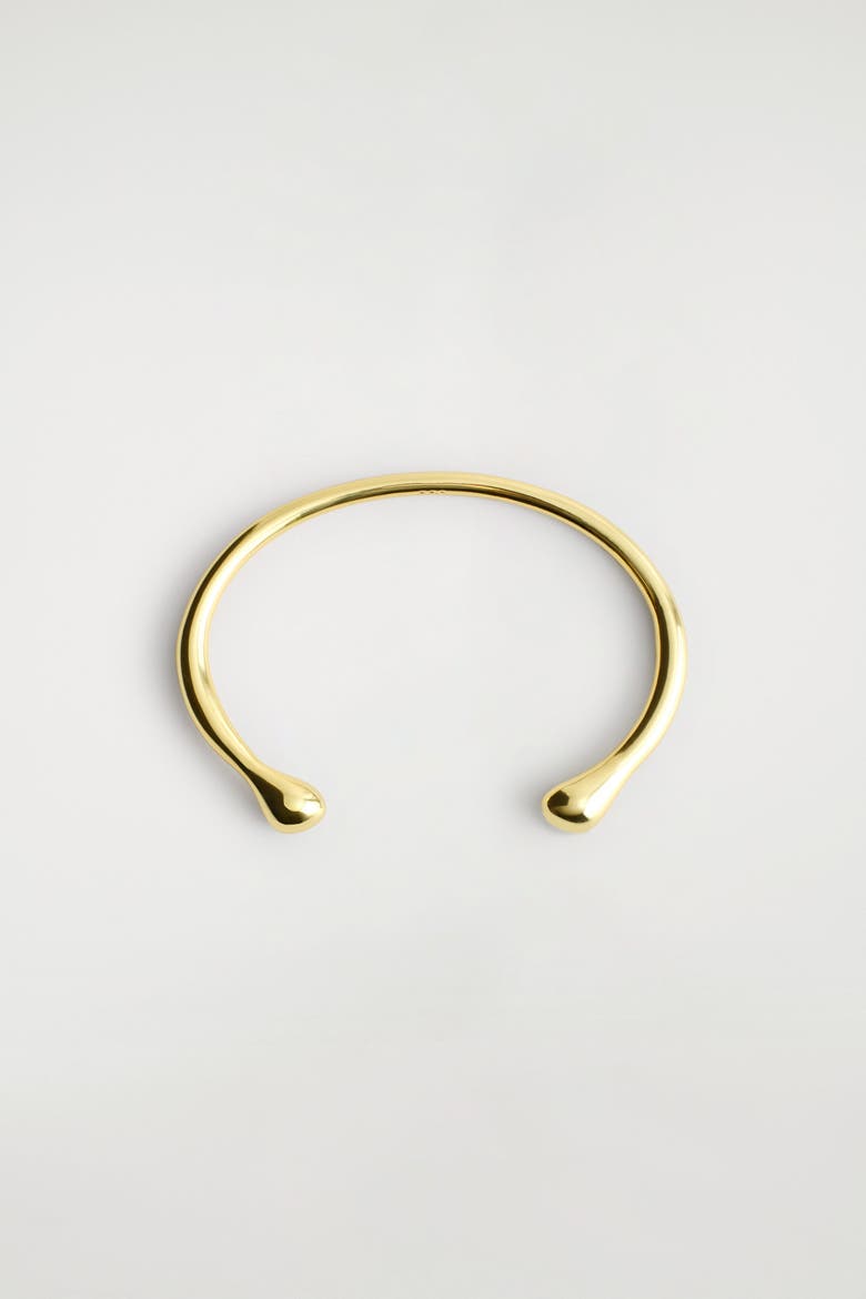 Teardrop Cuff, Alternate, color, GOLD